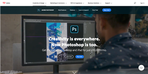 photoshop web page image 